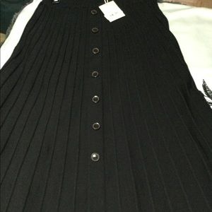 Black Rollette Maxi Skirt Ribbed/Women’s/2xx